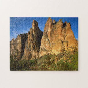 USA, Oregon, Granitklippor vid Smith Rock State Pussel