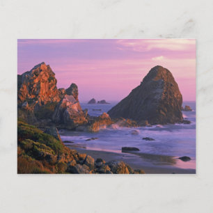 USA, Oregon, Harris State Beach, Brookings. 2 Vykort