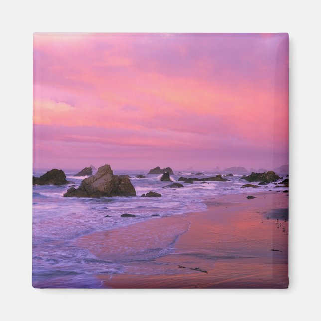 USA, Oregon, Harris State Beach, Brookings. Magnet (Framsidan)