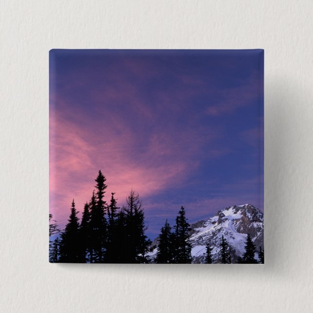 USA, Oregon, Mount Hood från Timberline Knapp (Framsida)