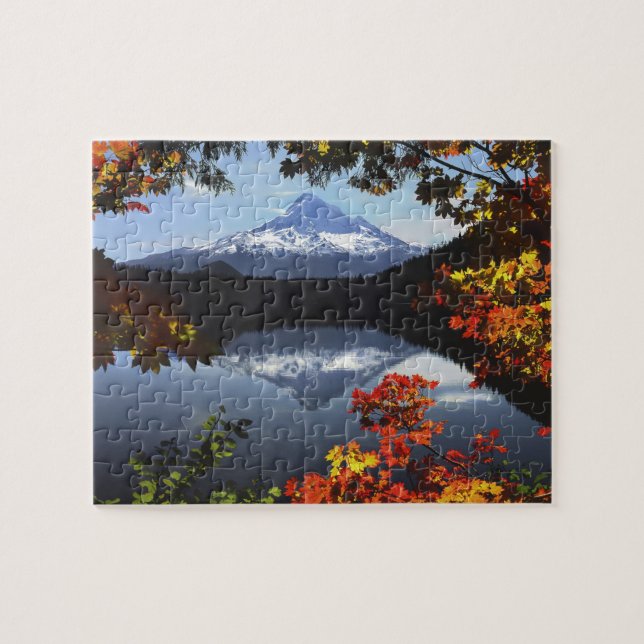 USA, Oregon, Mt. Hood National Forest. Pussel (Horisontell)