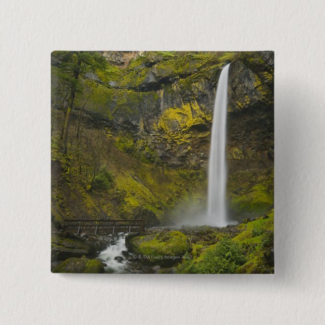 USA Oregon, Multnomah County, Elowah nedgångar Knapp (Framsida)