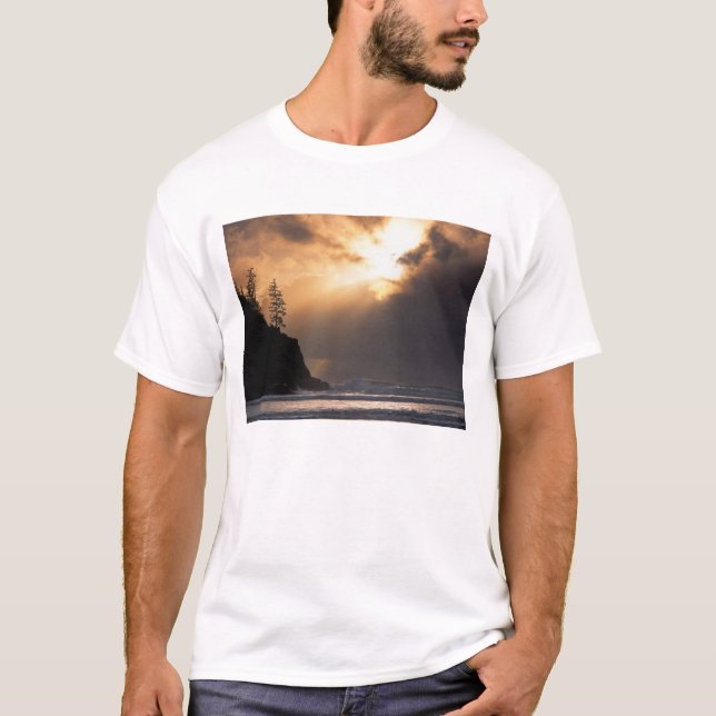 USA, Oregon, nära Oswald Väster State Park, Late T Shirt (Framsida)