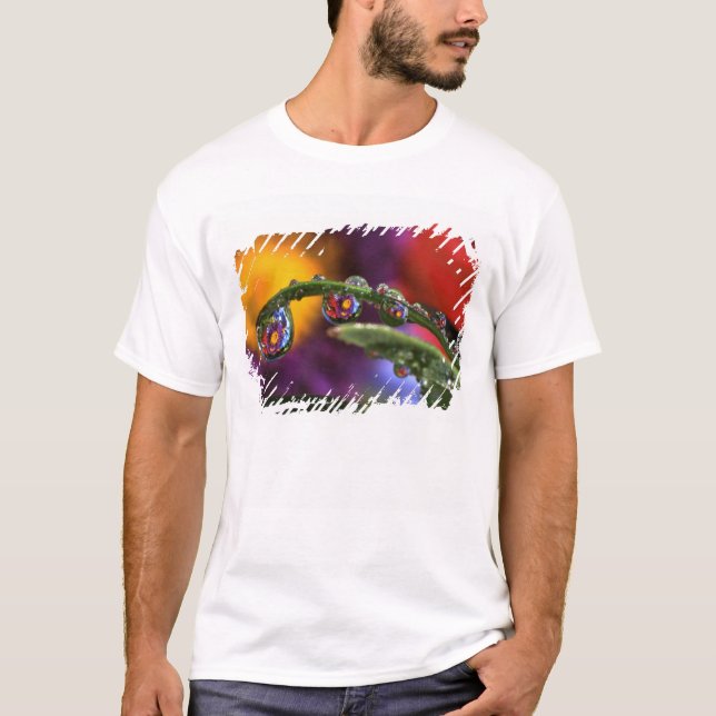 USA, Oregon, Närbild abstrakt lila T Shirt (Framsida)
