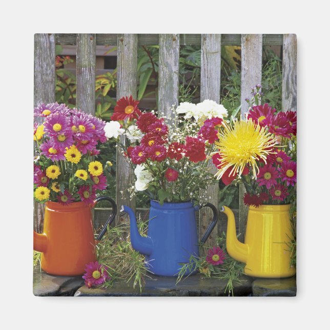 USA, Oregon, Portland. Antique enamelware Magnet (Framsidan)