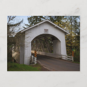 USA, Oregon, Scio, Hannah Bridge 2 Vykort