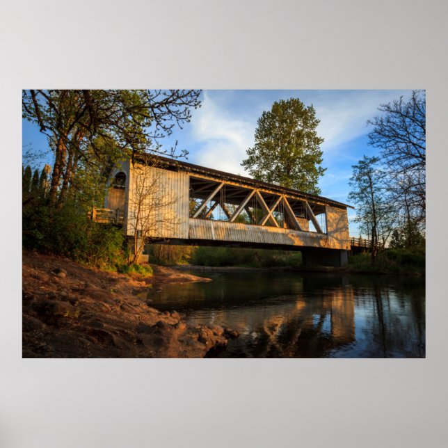 USA, Oregon, Scio, Larwood Wayside, Larwood Poster (Framsidan)