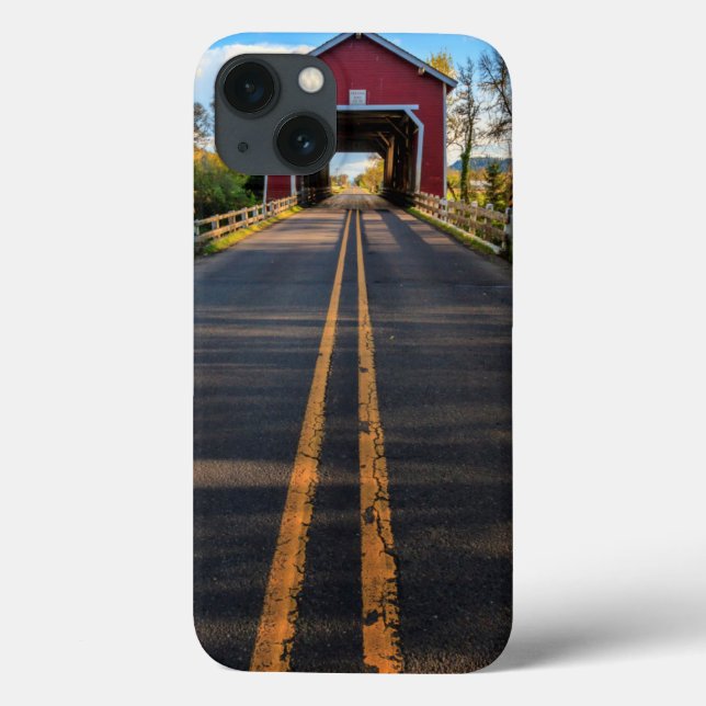 USA, Oregon, Scio, Shimanek Bridge 2 (Baksida)