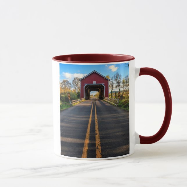 USA, Oregon, Scio, Shimanek Bridge 2 Mugg (Höger)