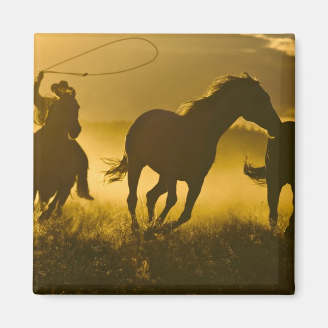 USA, Oregon, Seneca, Ponderosa Ranch. Magnet (Framsidan)