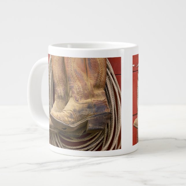 USA, Oregon, Seneca, Ponderosa Ranch. Närbild Jumbo Mugg (Framsida vänster)