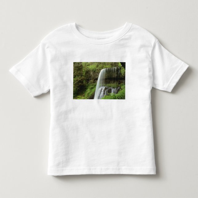 USA, Oregon, Silver Falls State Park. Nedre Tee Shirt (Framsida)