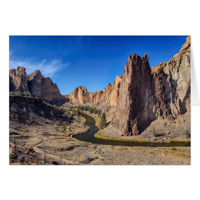 USA, Oregon, Smith Rock State Park Hälsningskort (Framsidan Horizontal)