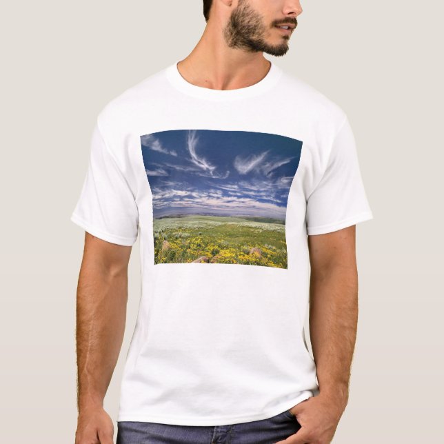 USA, Oregon, Steens Mountain. Våren blommar T Shirt (Framsida)