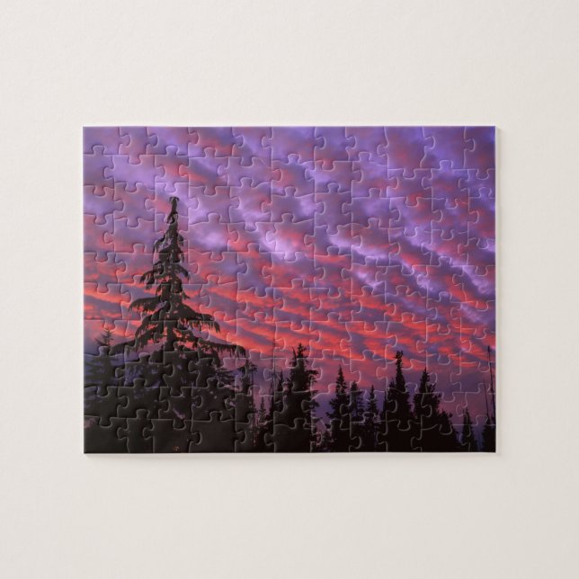 USA, Oregon, Three Sisters Wilderness, Vivid Pussel (Horisontell)