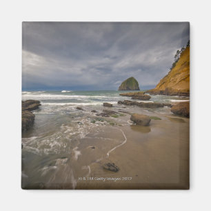 USA Oregon, Tillmook län, strand med Magnet