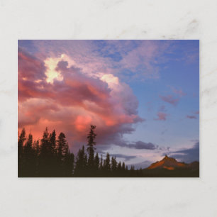 USA, Oregon, Umpqua National Forest. Storm Vykort