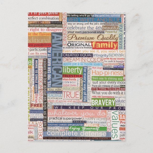 USA Original Vykort (Framsida)