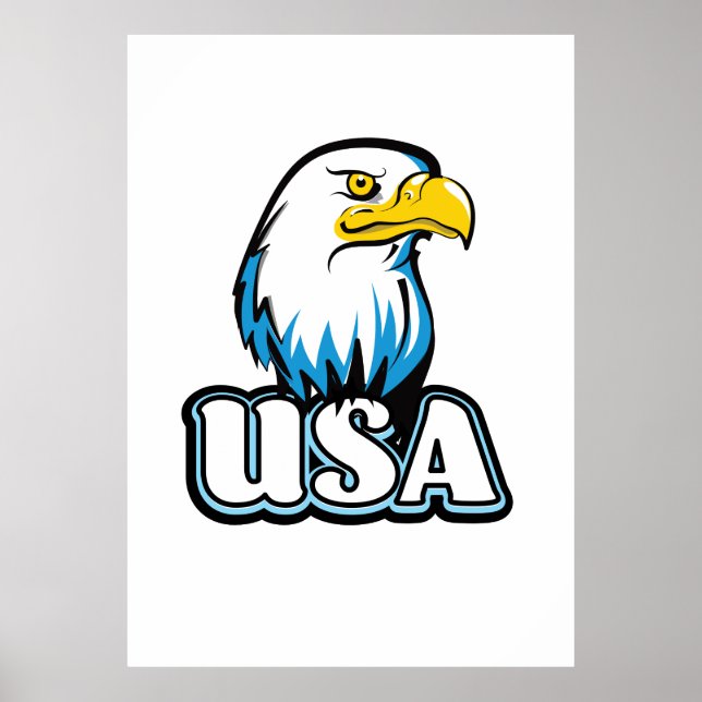 USA Örn (begränsad Blue Edition) Poster (Framsidan)