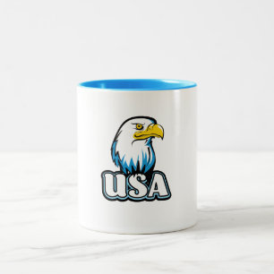 USA Örn (begränsad Blue Edition) Två-Tonad Mugg