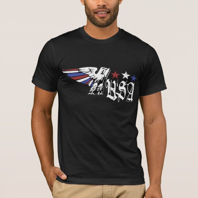 USA örn (mörk) Tee (Framsida)