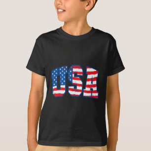 Usa Oss Flagga Patriotisk 4:e Juli Amerika 1 T Shirt