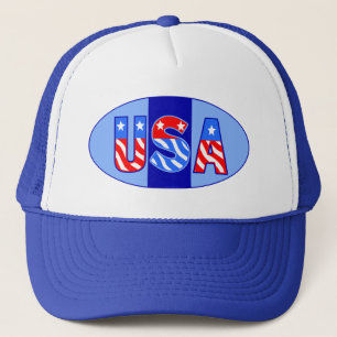 USA Oval Keps