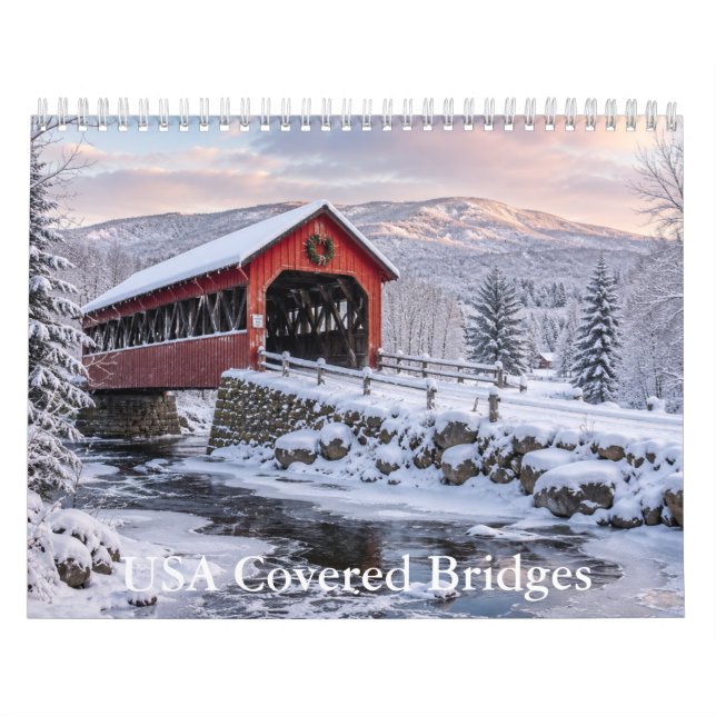 USA Överbyggda Broar Kalender  (Omslag)