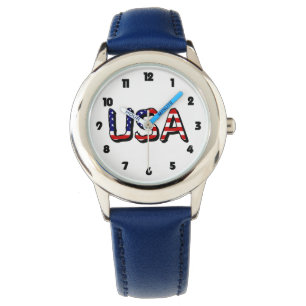 USA överlade den amerikanska Tjocken Black Num Wac Armbandsur