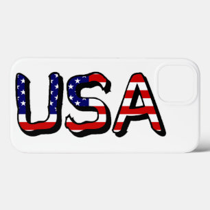 USA överlade med amerikanska flagga