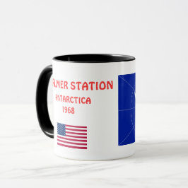USA Palmer Antarktis Station Anpassningsbar Mugg