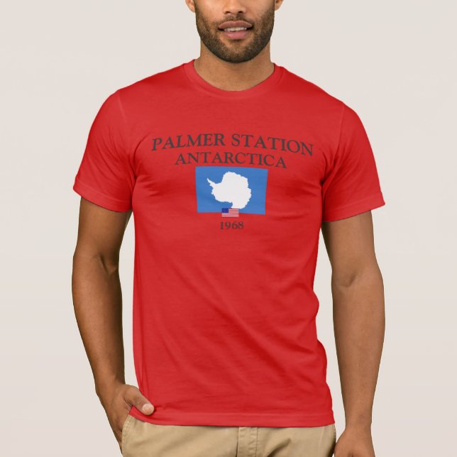 USA - Palmer Antarktis Station Shirt T (Framsida)