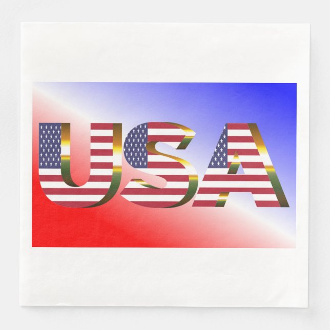 USA PAPPERSSERVETT (Framsida)