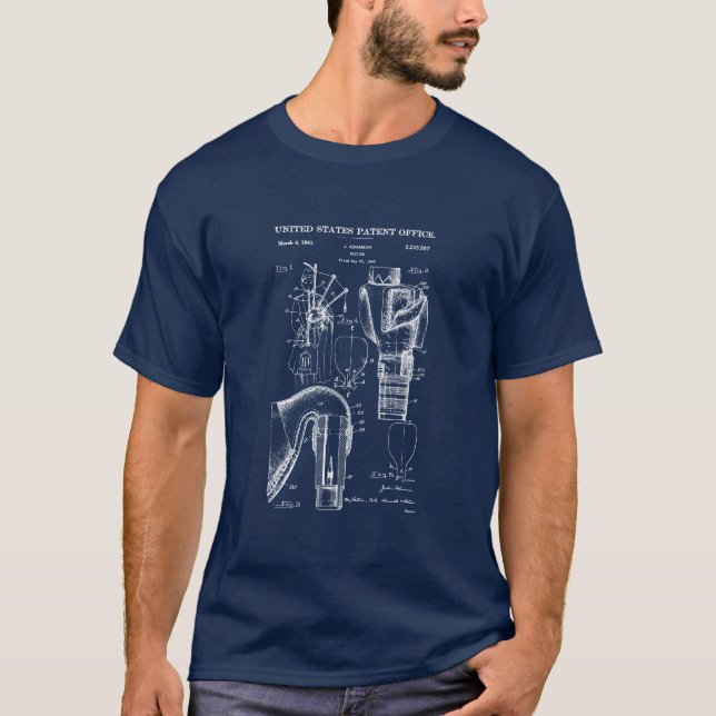 USA-patent - Bagpipor T Shirt (Framsida)