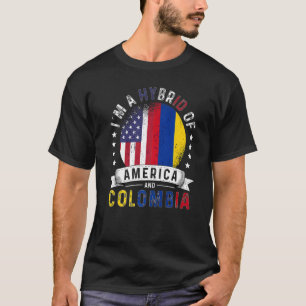 USA Patriot Colombia Flagga American Colombia Grow T Shirt