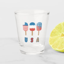 USA Patriot Juli 4:e Independence day Popsicles