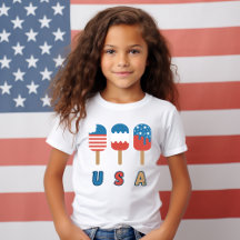 USA Patriot Juli 4:e Independence day Popsicles