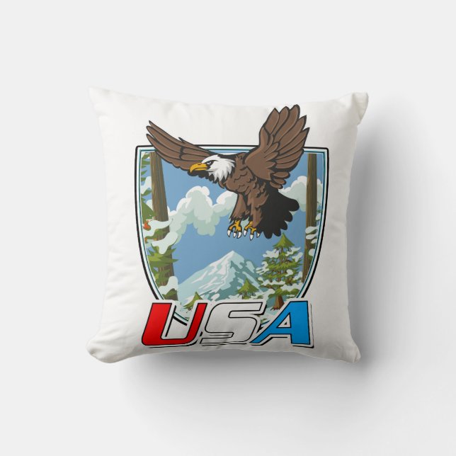 USA Patriot-logotyp Kudde (Framsida)