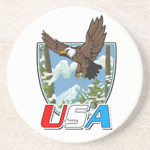 USA Patriot logotyp Underlägg