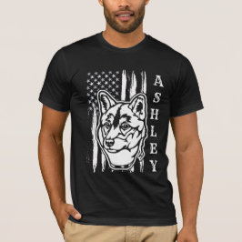 USA Patriot Shiba Inu Hund US Pet T Shirt