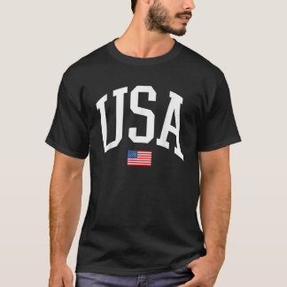 USA Patriotic America 1776 Lycklig 4:e juli Ameri T Shirt