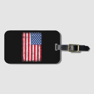 USA Patriotic American Flagga För manar Women Kids Bagagebricka