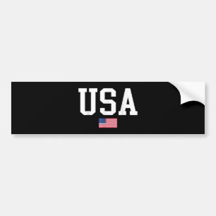 USA Patriotic American Flagga För manar Women Kids Bildekal