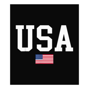USA Patriotic American Flagga För manar Women Kids Fototryck