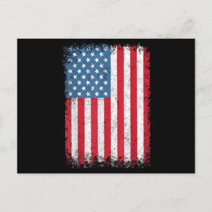 USA Patriotic American Flagga För manar Women Kids Helg Vykort