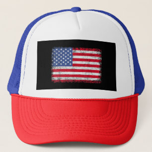 USA Patriotic American Flagga För manar Women Kids Keps