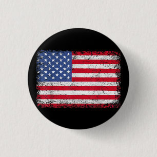 USA Patriotic American Flagga För manar Women Kids Knapp
