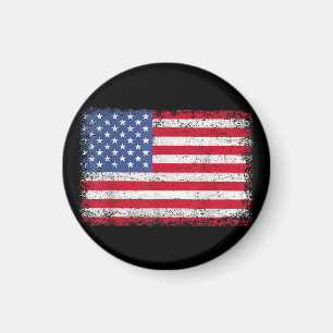 USA Patriotic American Flagga För manar Women Kids Magnet