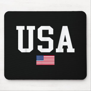 USA Patriotic American Flagga För manar Women Kids Musmatta