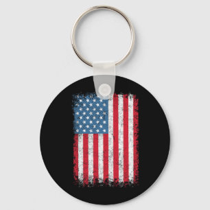 Usa Patriotic American Flagga För manar Women Kids Nyckelring